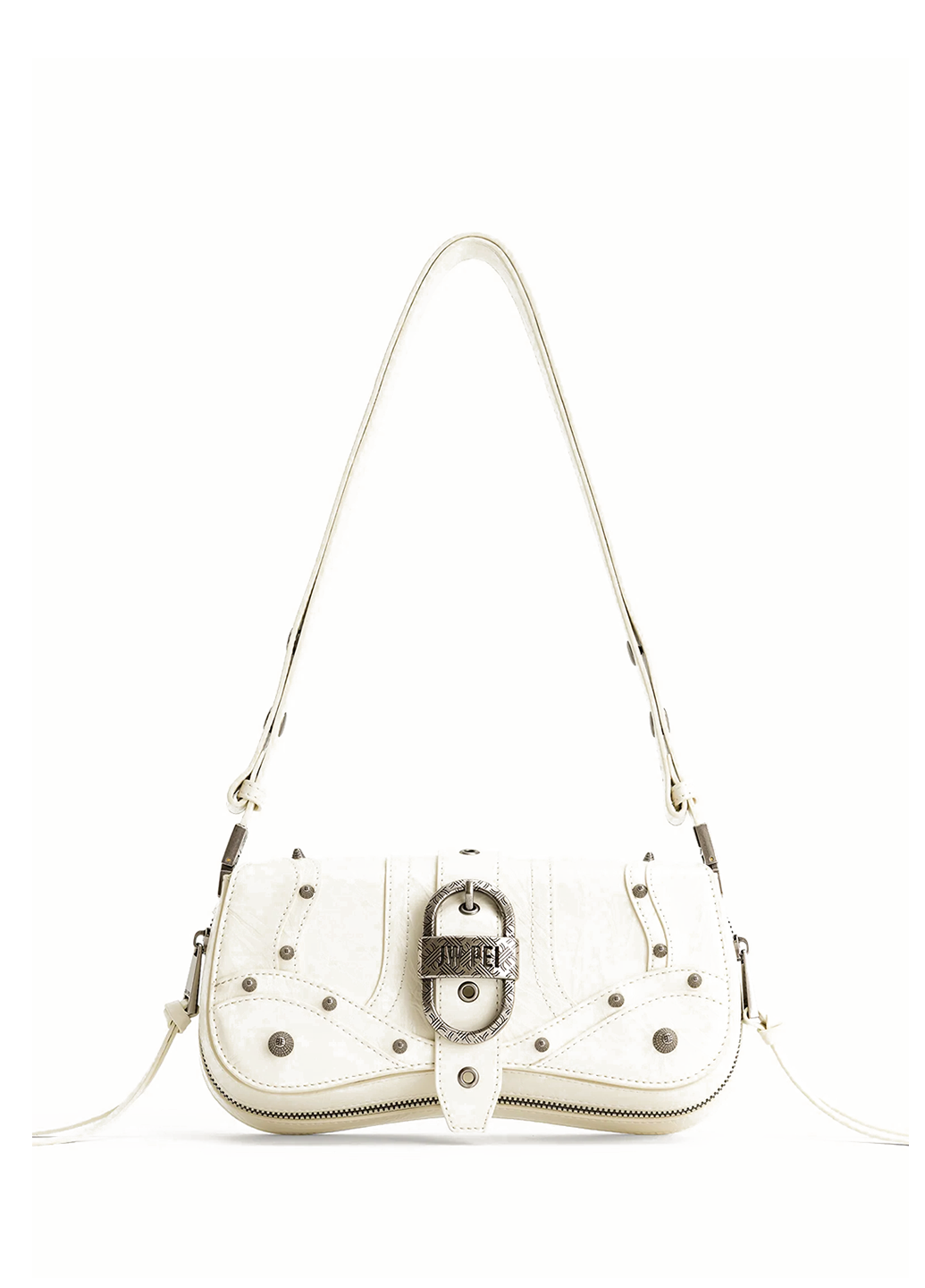 JW PEI Joy Crushed Shoulder Bag White