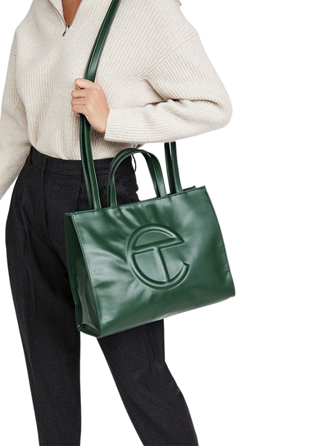 Telfar Medium Shopping Bag Dark Olive