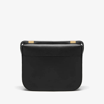 DeMellier Vancouver Leather Shoulder Bag Black