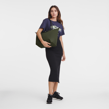 Longchamp Le Pliage Energy L Tote Bag Khaki
