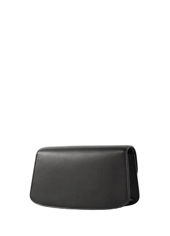 The Row Sofia Mini Leather Bag in Black