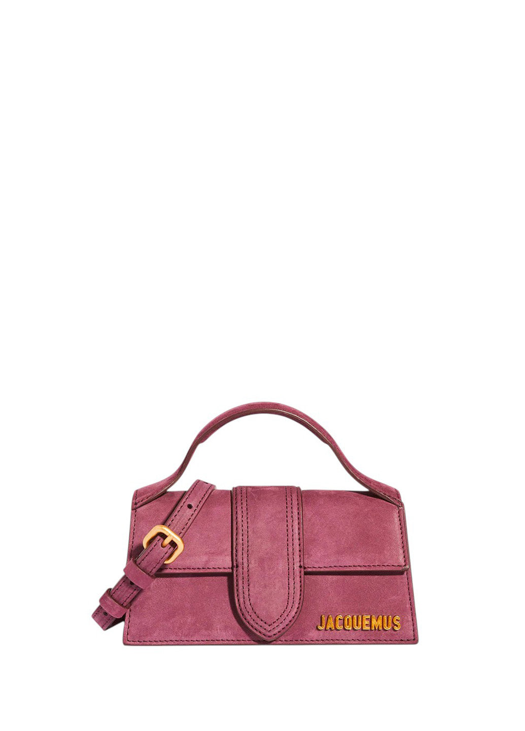 Jacquemus Le Bambino Mini Suede Bag Purple