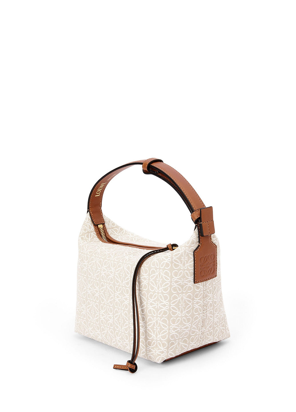Loewe Small Cubi Bag Ecru/Tan