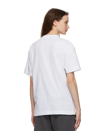 Palm Angels London Sprayed Logo T-Shirt White/Purple