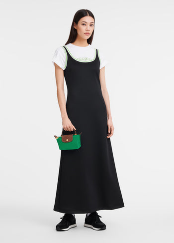 Longchamp Le Pliage Original Pouch With Handle Green