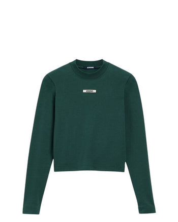 Jacquemus Les Classiques The Gros Grain Long-Sleeve T-Shirt Green
