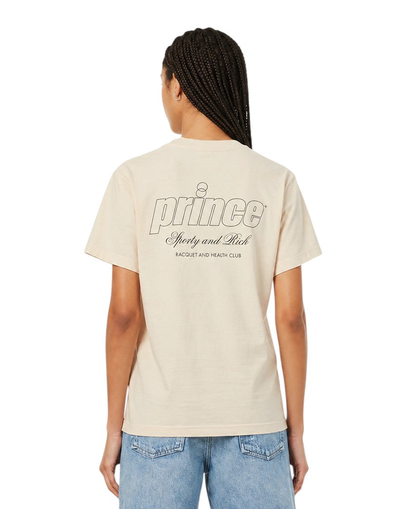 Sporty & Rich x Prince Health T-Shirt Cream