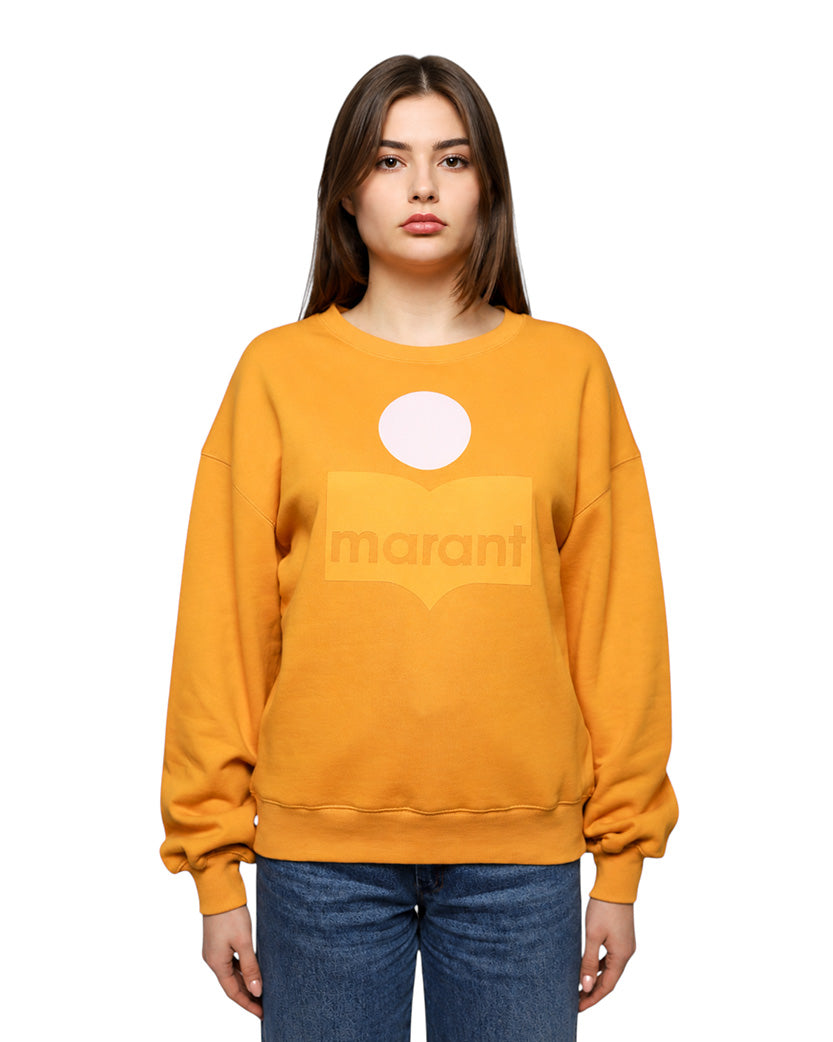 Isabel Marant Étoile Mobyli Logoprint Sweatshirt Yellow