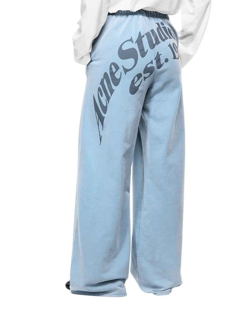 Acne Studios Washed Sweatpants Dirty Blue