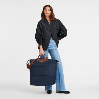 Longchamp Le Pliage Original Travel bag Expandable Navy