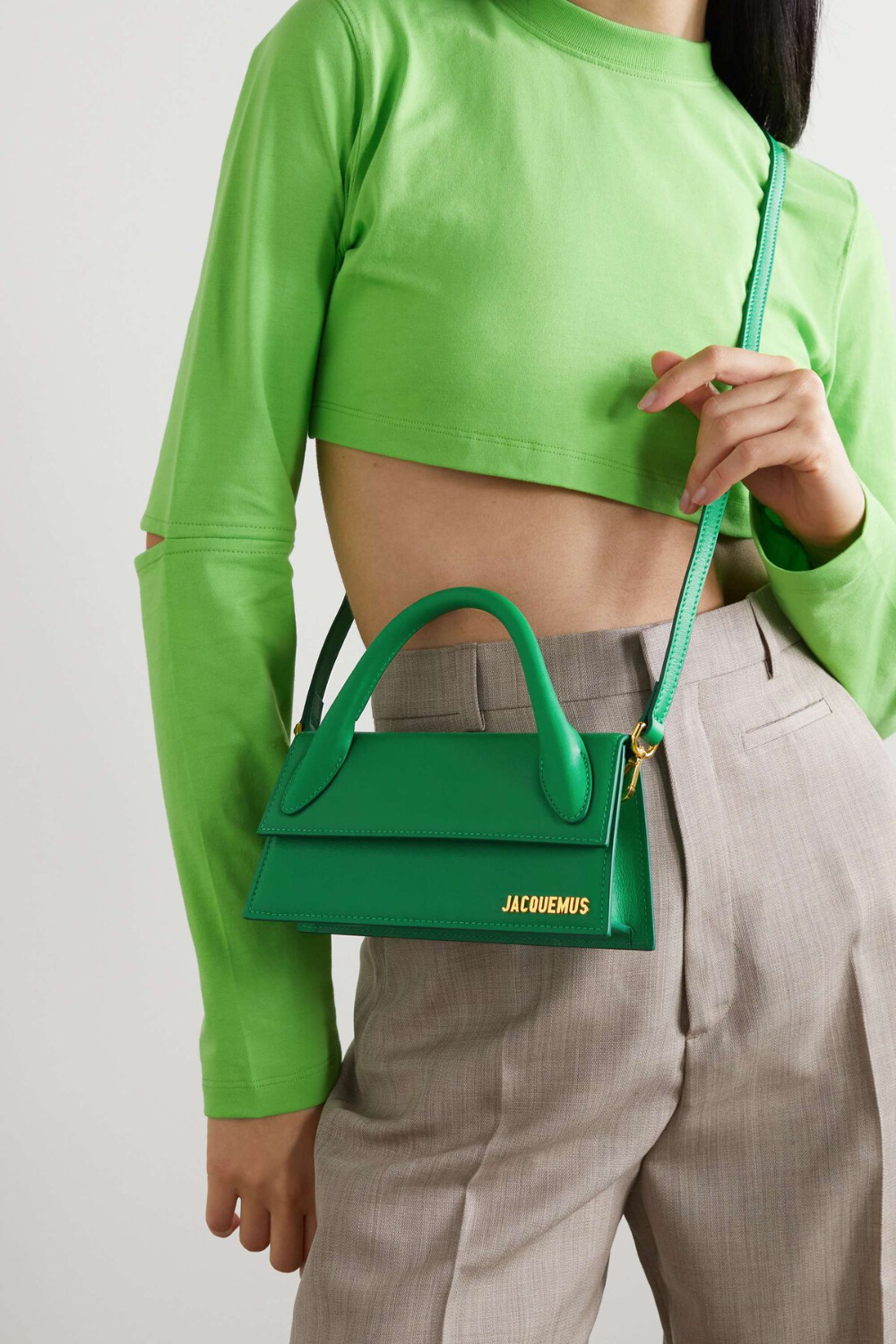 Jacquemus Le Chiquito Long Bag Green