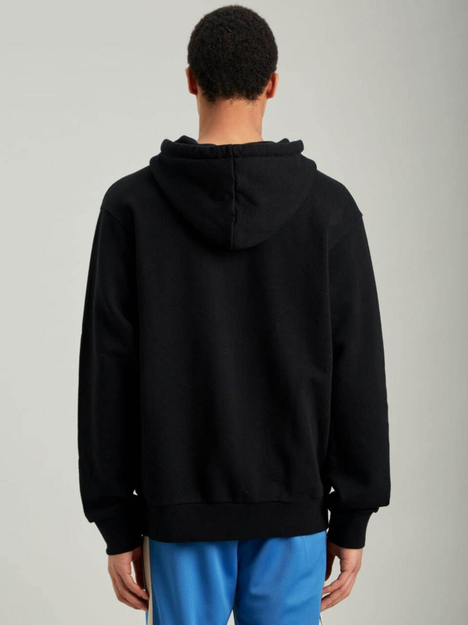 Palm Angels St Moritz Heart Spray Hoodie Black/Blue