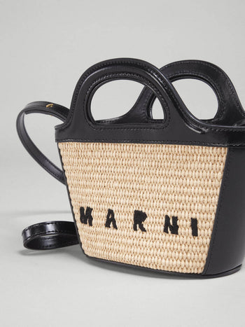 Marni Tropicalia Micro Bag Sandstorm/Black