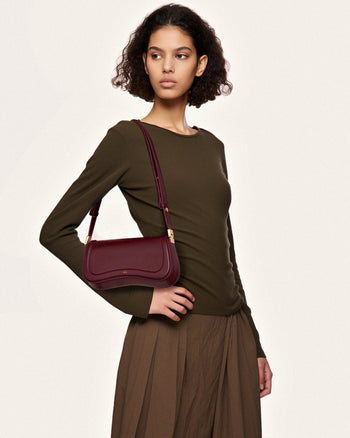 JW PEI Joy Shoulder Bag Deep Claret