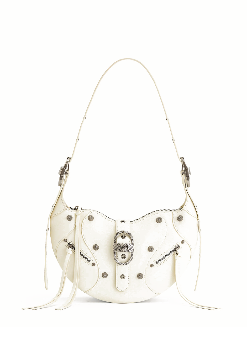 JW PEI Tessa Crushed Shoulder Bag White