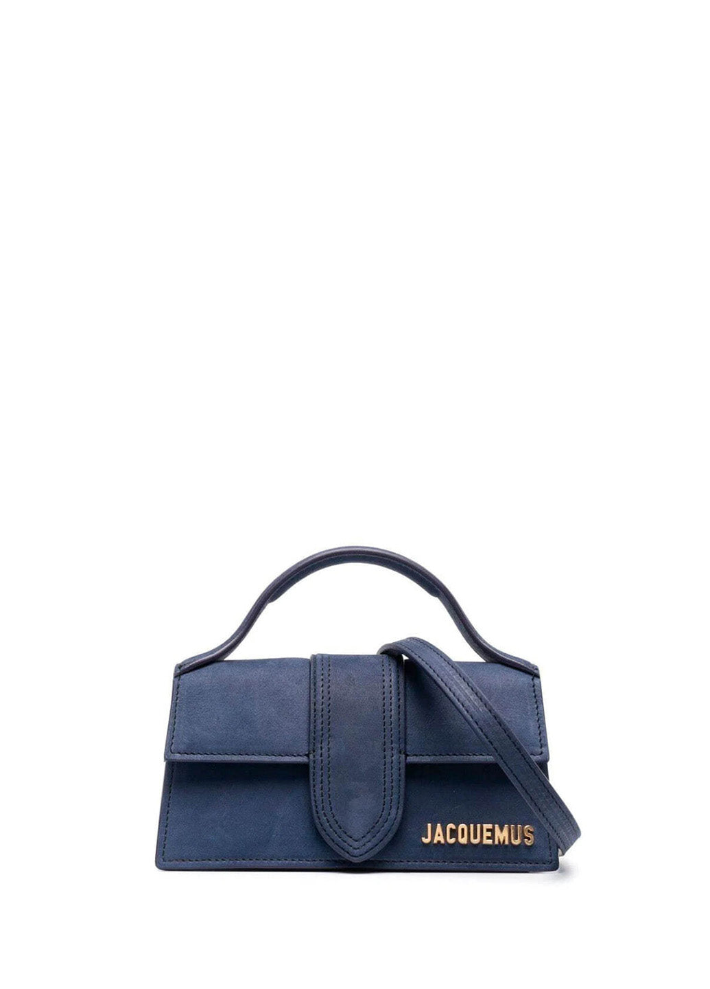 Jacquemus Le Bambino Mini Suede Bag Navy