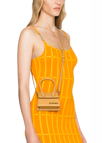 Jacquemus Le Chiquito Mini leather bag Apricot