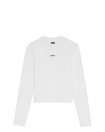 Jacquemus Les Classiques The Gros Grain Long-Sleeve T-Shirt White