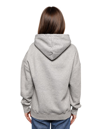 Isabel Marant Étoile Mansel flocked-logo hoodie Grey