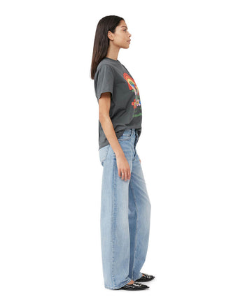 GANNI Rainbow T-Shirt Grey