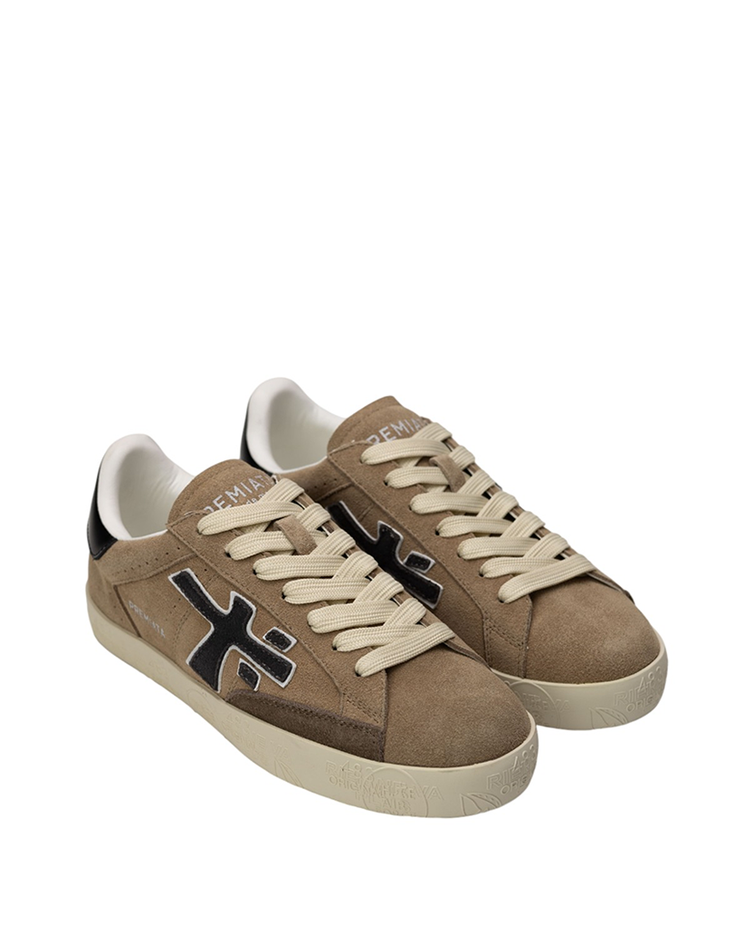 Premiata Stevend Sneakers Brown with Black Tail