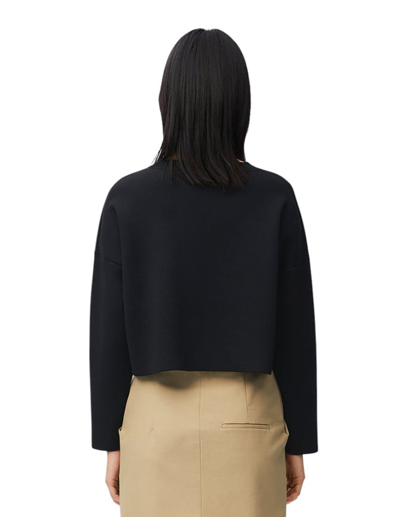 Loewe Anagram Sweater In Wool Black