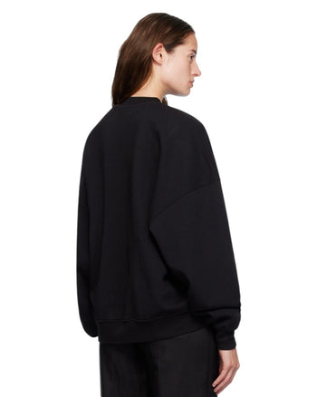 Anine Bing Miles Sweatshirt Letterman Black