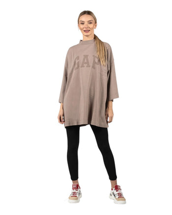 Yeezy Gap Engineered By Balenciaga Dove 3/4 Sleeve Tee Beige