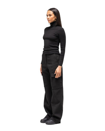 Toteme Knit Long Sleeve Turtleneck Black