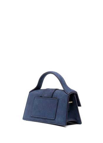 Jacquemus Le Bambino Mini Suede Bag Navy
