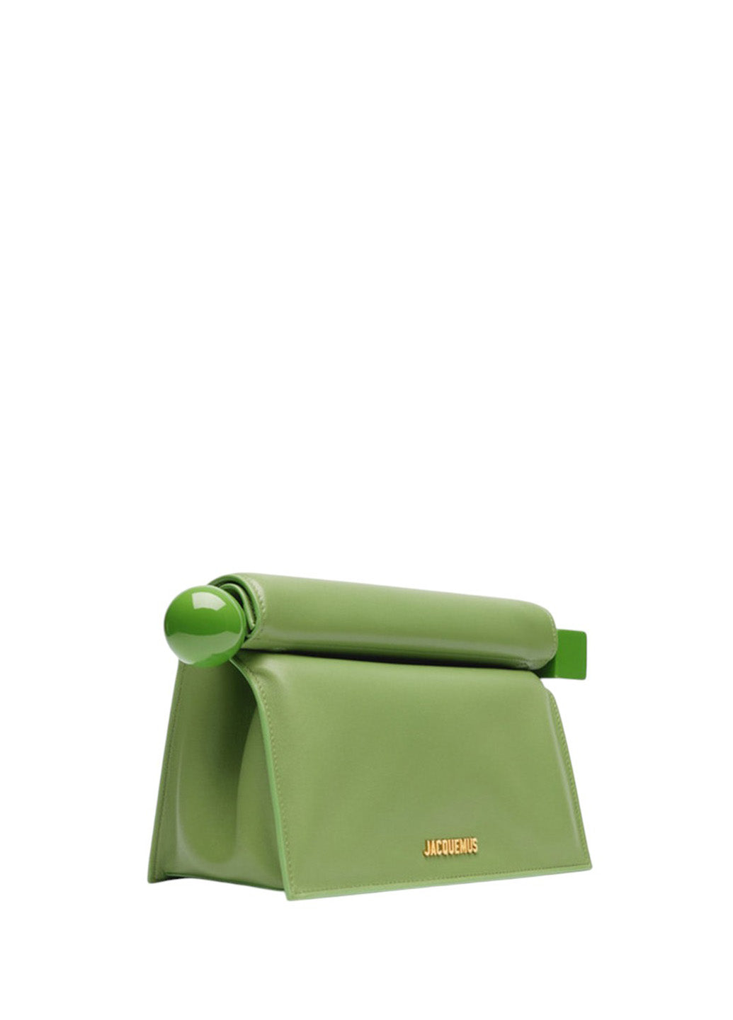 Jacquemus The Rond Carre Clutch Green