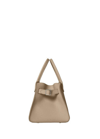 The Row Soft Margaux 10 Bag in Leather Light Camel