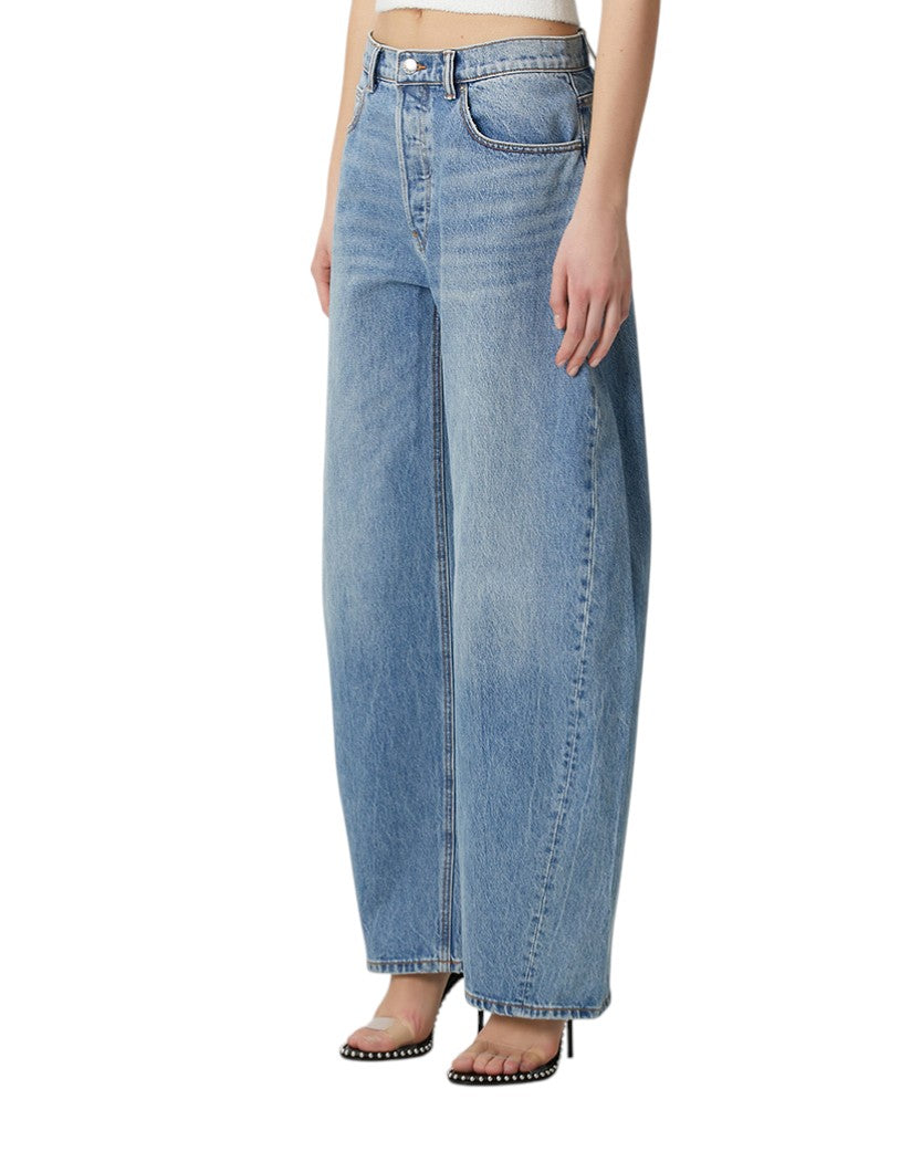 Alexander Wang Rhinestone Embellishment Jeans Blue