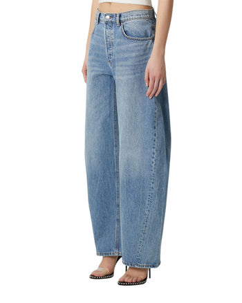Alexander Wang Rhinestone Embellishment Jeans Blue