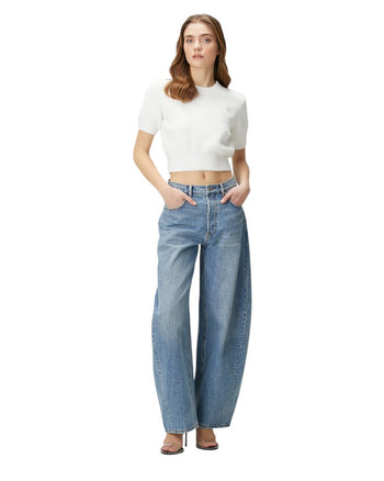 Alexander Wang Rhinestone Embellishment Jeans Blue