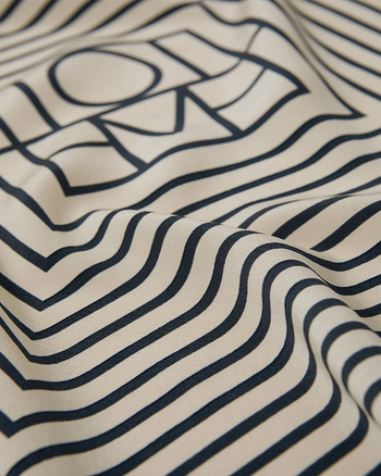 Toteme Signature Monogram Silk scarf Creme