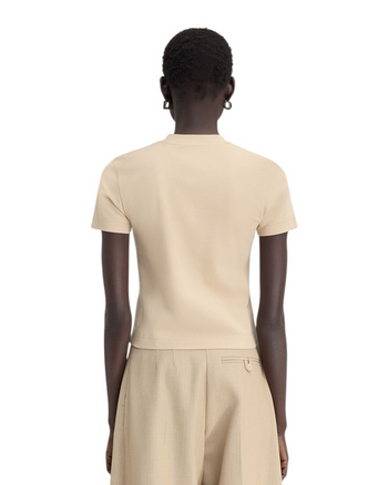 Jacquemus Les Classiques The Gros Grain T-Shirt Naturals