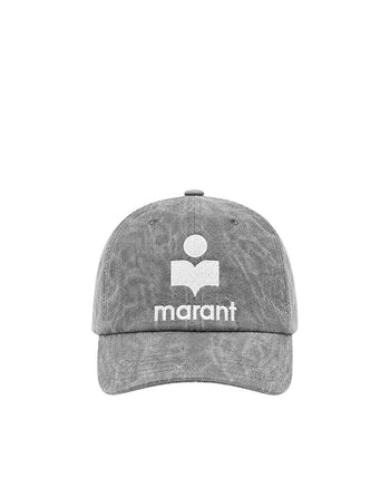 Isabel Marant Tyron cotton baseball cap Washed Grey