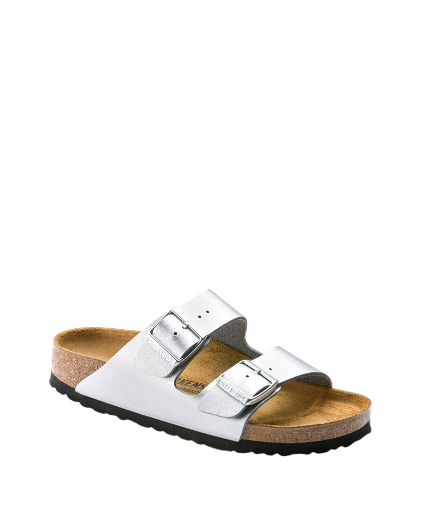 Birkenstock Arizona Birko-Flor Silver