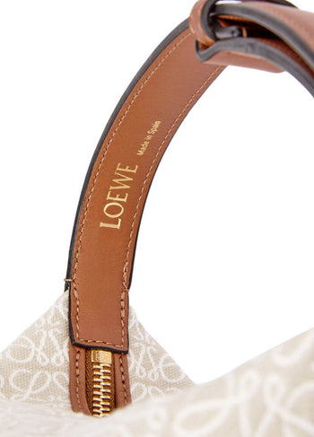 Loewe Small Cubi Bag Ecru/Tan