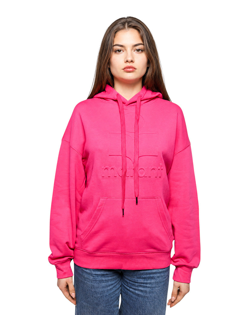 Isabel Marant Mobyli Hoodie Embossed Pink