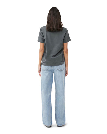 GANNI Rainbow T-Shirt Grey