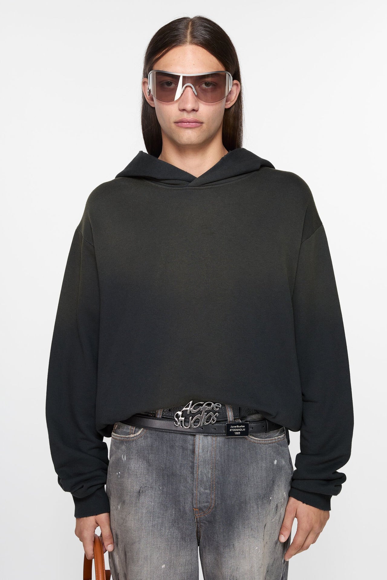 Acne Studios Logo Hoodie Black