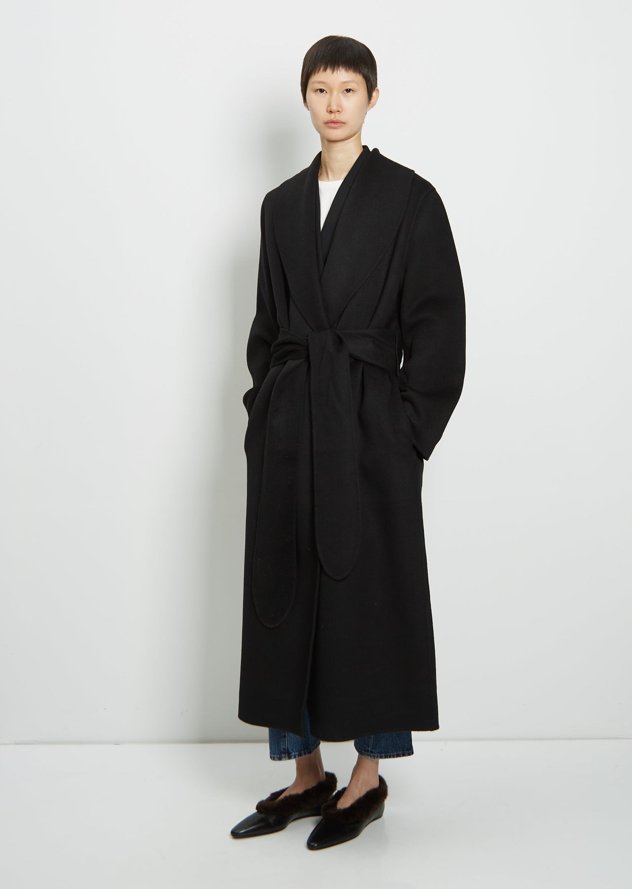 Toteme Robe Coat Black