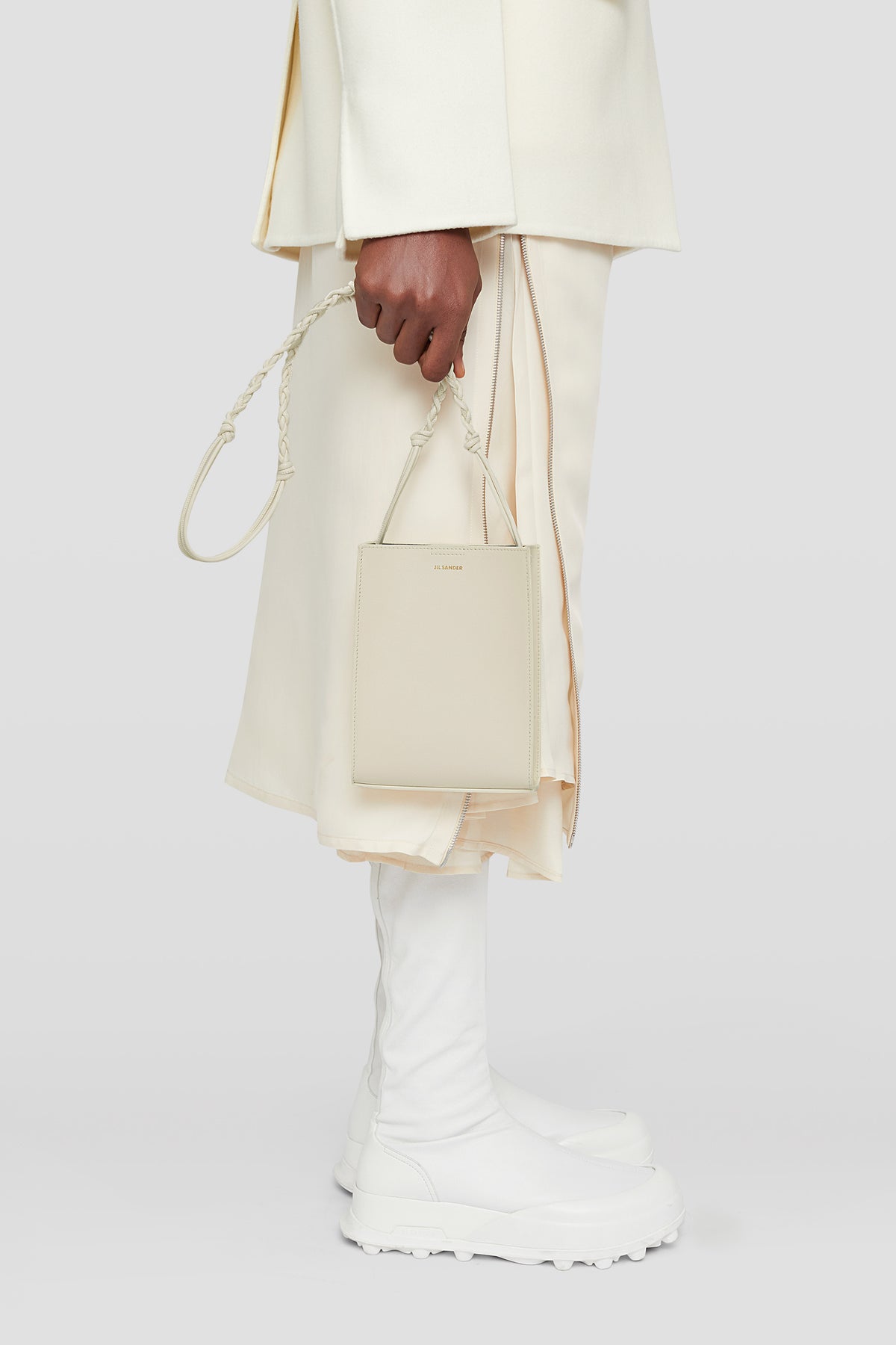 JIL Sander Tangle Bag Small Eggshell