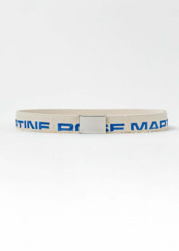 Martine Rose Canvas Belt Cream