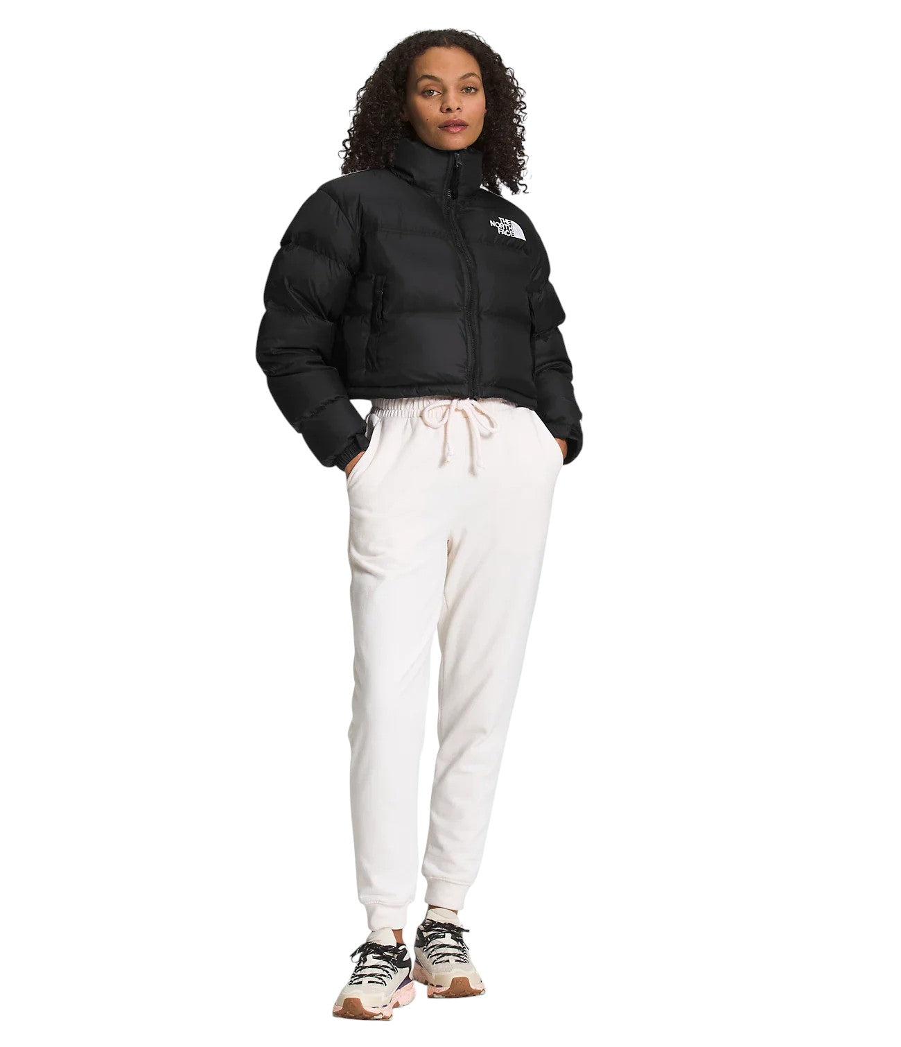 Пуховик The North Face Women's Nuptse Short Jacket Black