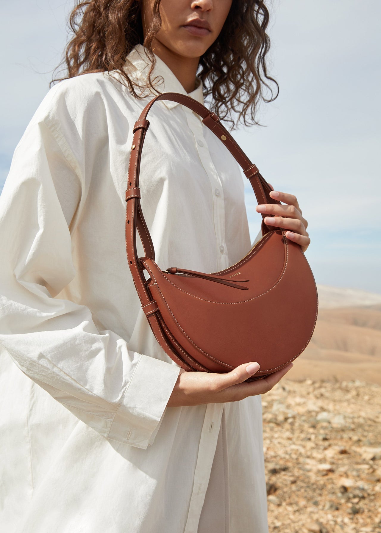 Polene Bag - N°10 - Cognac