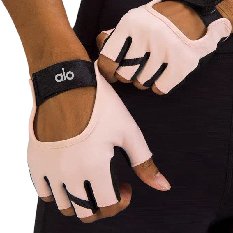 Alo Yoga Gym Gloves Pink