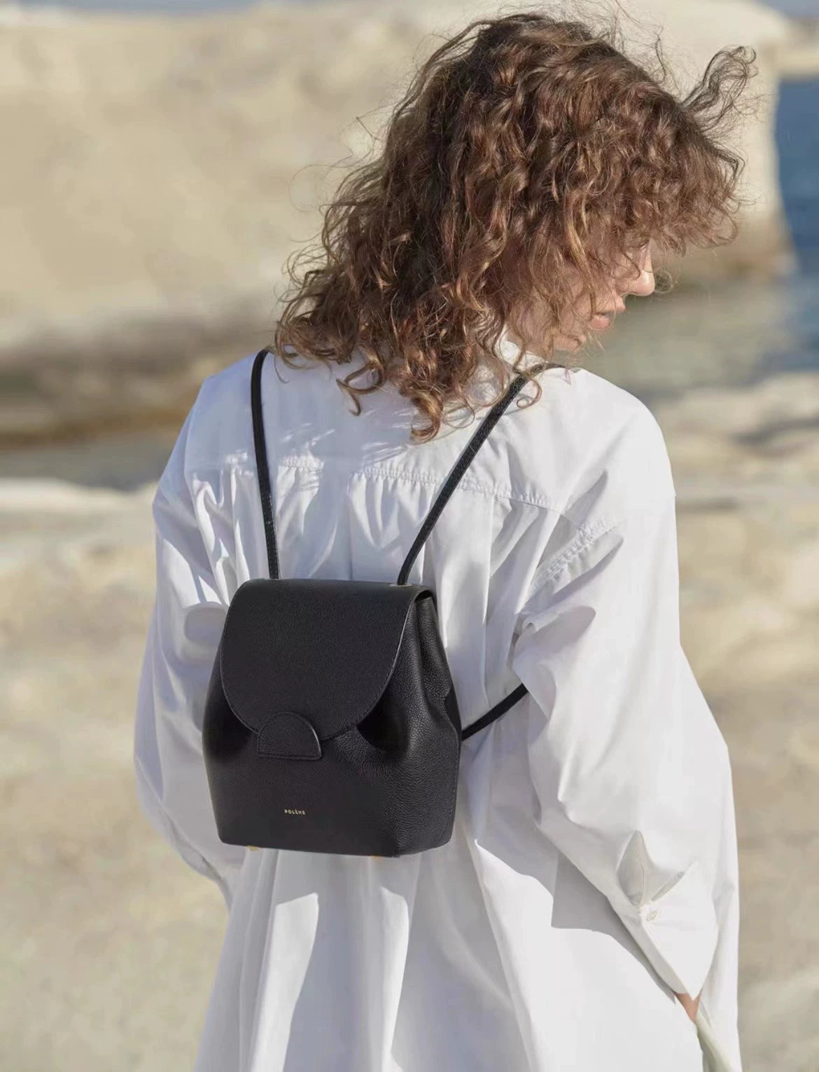 Polene Numero Un Mini the Backpack Black